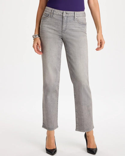 Girlfriend Straight Ankle Jeans - US 0436