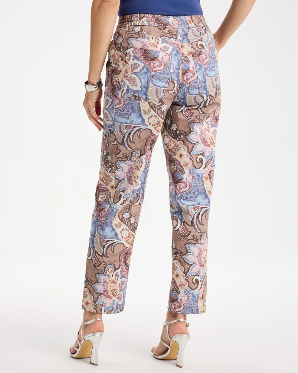 Printed Boyfriend Chino Pants - US 5541