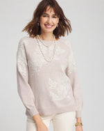 Embroidered Boatneck Sweater - US 8088