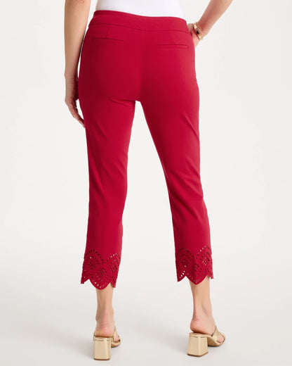 Brigitte™ Slim Scalloped Ankle Pants - US 5868