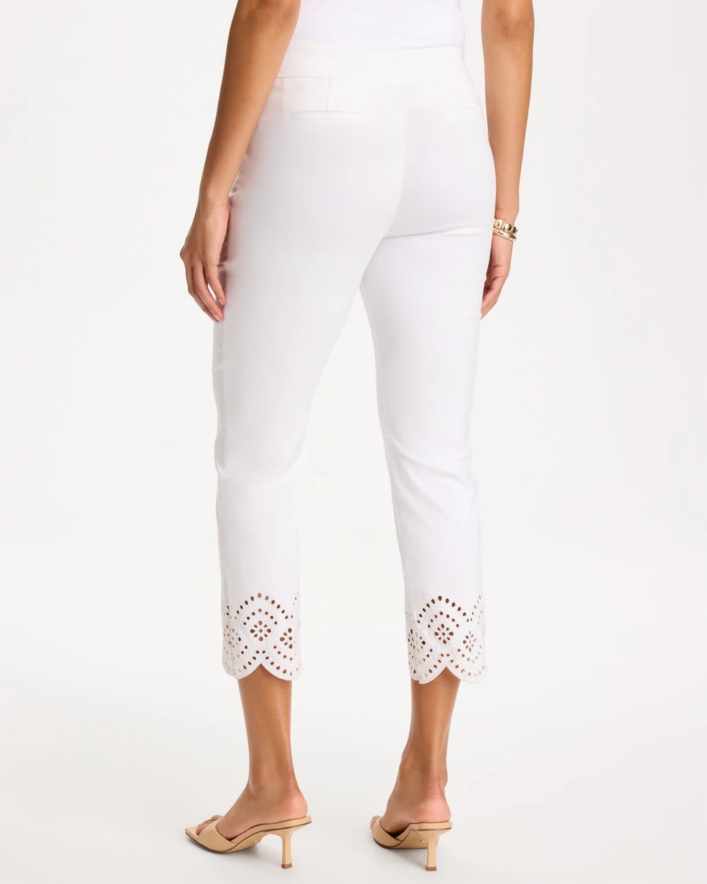 Brigitte™ Slim Scalloped Ankle Pants - US 3563