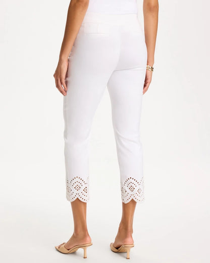Brigitte™ Slim Scalloped Ankle Pants - US 3563