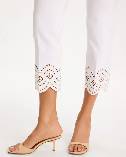 Brigitte™ Slim Scalloped Ankle Pants - US 3563