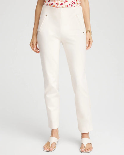 Juliet Slim Trim Detail Ankle Pants - US 4762