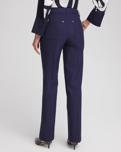 Cotton Straight-Leg Trousers - US 6373