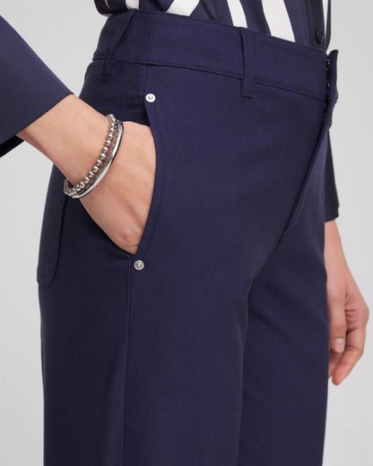 Cotton Straight-Leg Trousers - US 6373