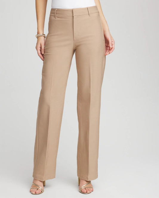 Cotton Straight-Leg Trousers - US 5655