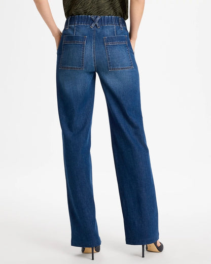 High-Rise Wide-Leg Trouser Jeans - US 4534
