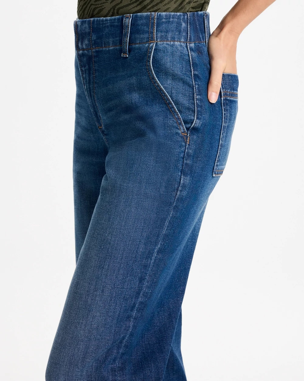 High-Rise Wide-Leg Trouser Jeans - US 4534