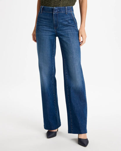 High-Rise Wide-Leg Trouser Jeans - US 8623