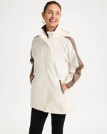 Zenergy® Faux Leather Detail Rain Jacket - US 8786