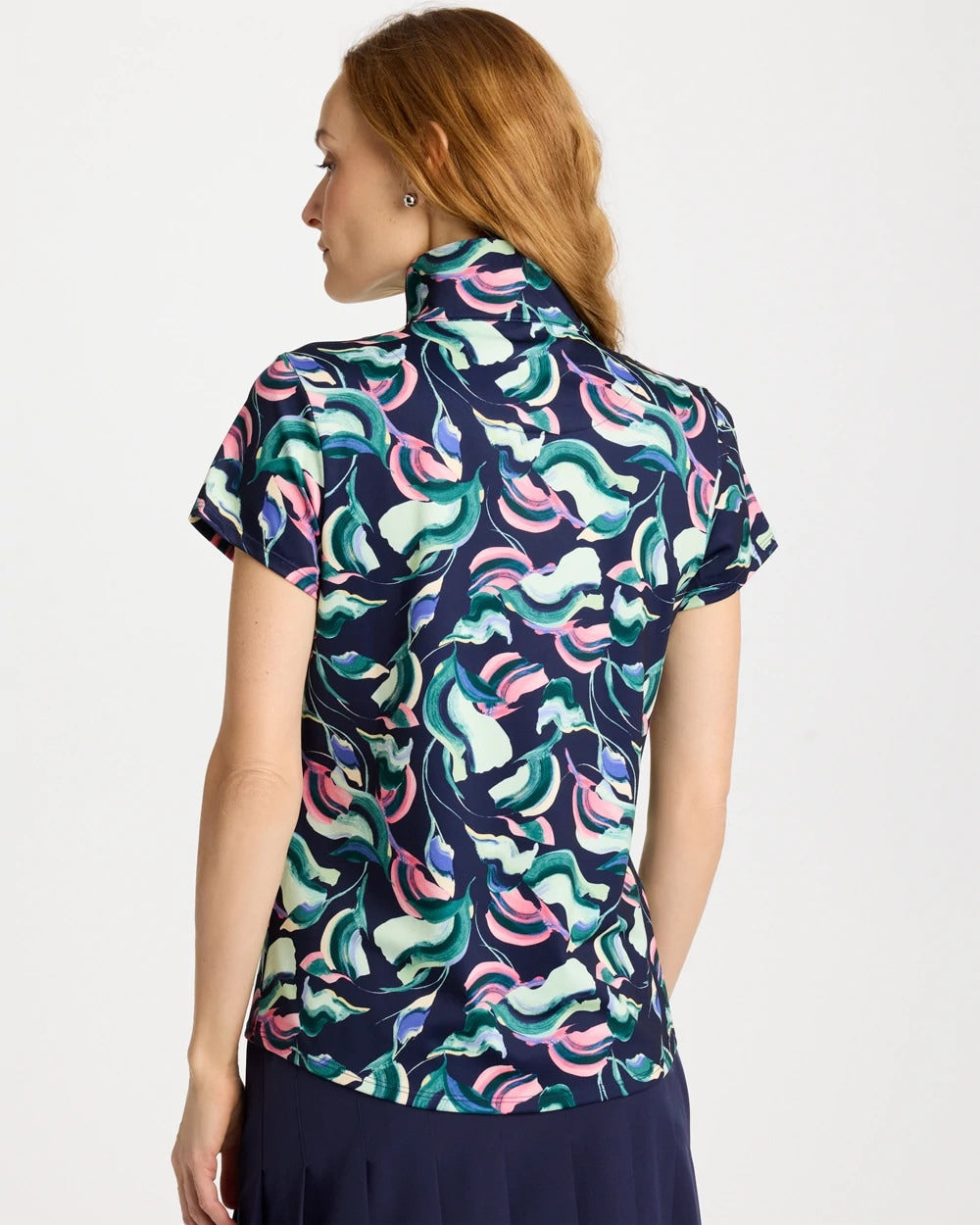 Zenergy® UPF Blooms Half Zip Polo - US 3904