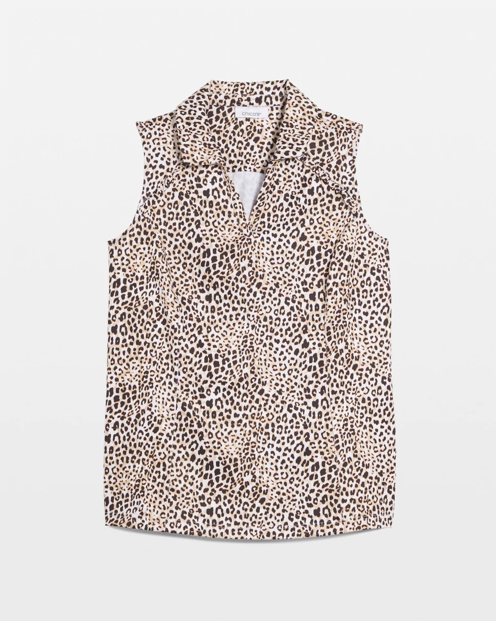 Zenergy® UPF Sleeveless Ruffle Polo - US 8768