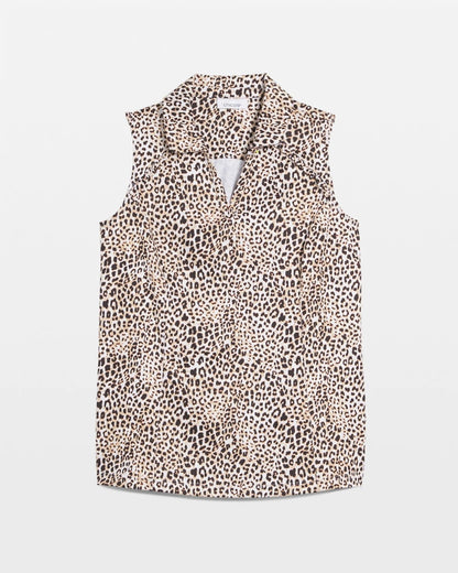 Zenergy® UPF Sleeveless Ruffle Polo - US 8768
