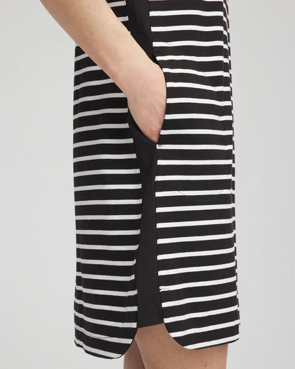 Zenergy® UPF Lace-Up Stripe Dress - US 3396