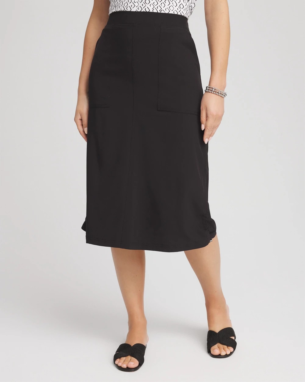 Zenergy® UPF Bungee-Hem Pull-On Skirt - US 5855