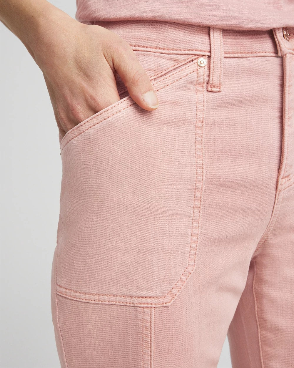 Girlfriend Ankle Utility Jeans - US 1557