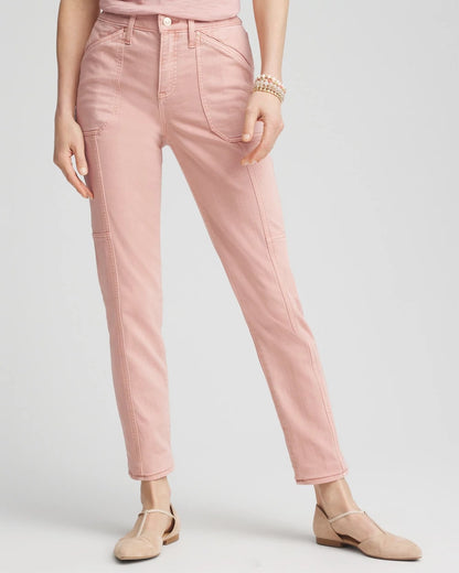 Girlfriend Ankle Utility Jeans - US 1557