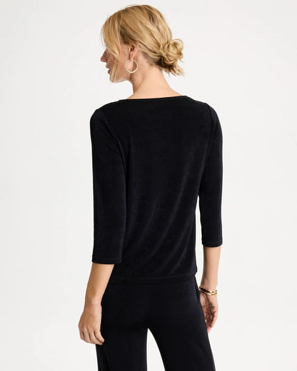 Travelers™ Embellished V-Neck Top - US 4583