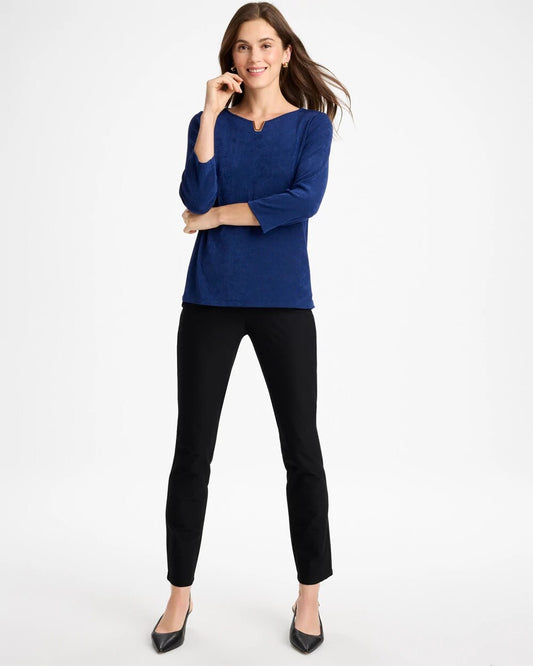Travelers™ Embellished V-Neck Top - US 6282