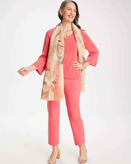 Cotton-Blend Pullover Sweater - US 6951