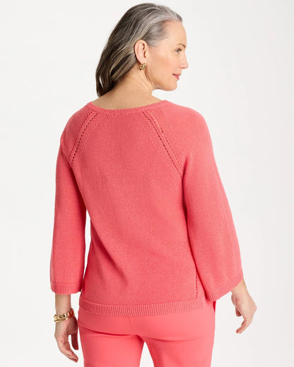 Cotton-Blend Pullover Sweater - US 6951