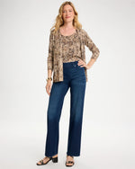 Pull-On Knit Denim Wide-Leg Jean - US 7680