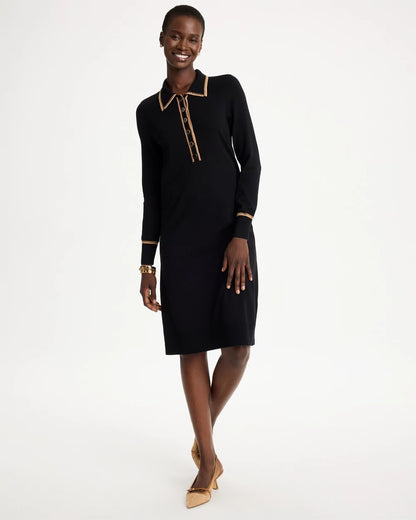 Whipstitch Knit Sweater Dress - US 3767
