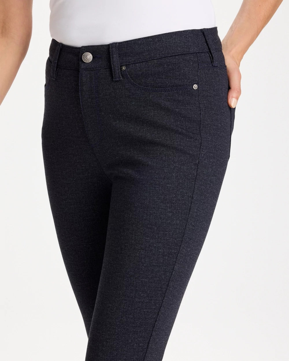 Denim Five Pocket Skinny Pants - US 9646