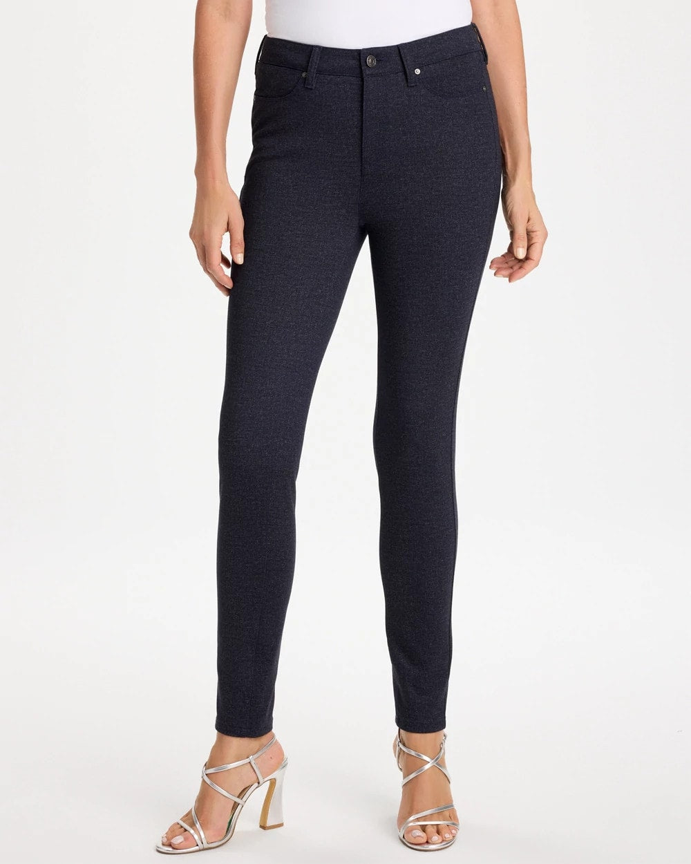 Denim Five Pocket Skinny Pants - US 9646