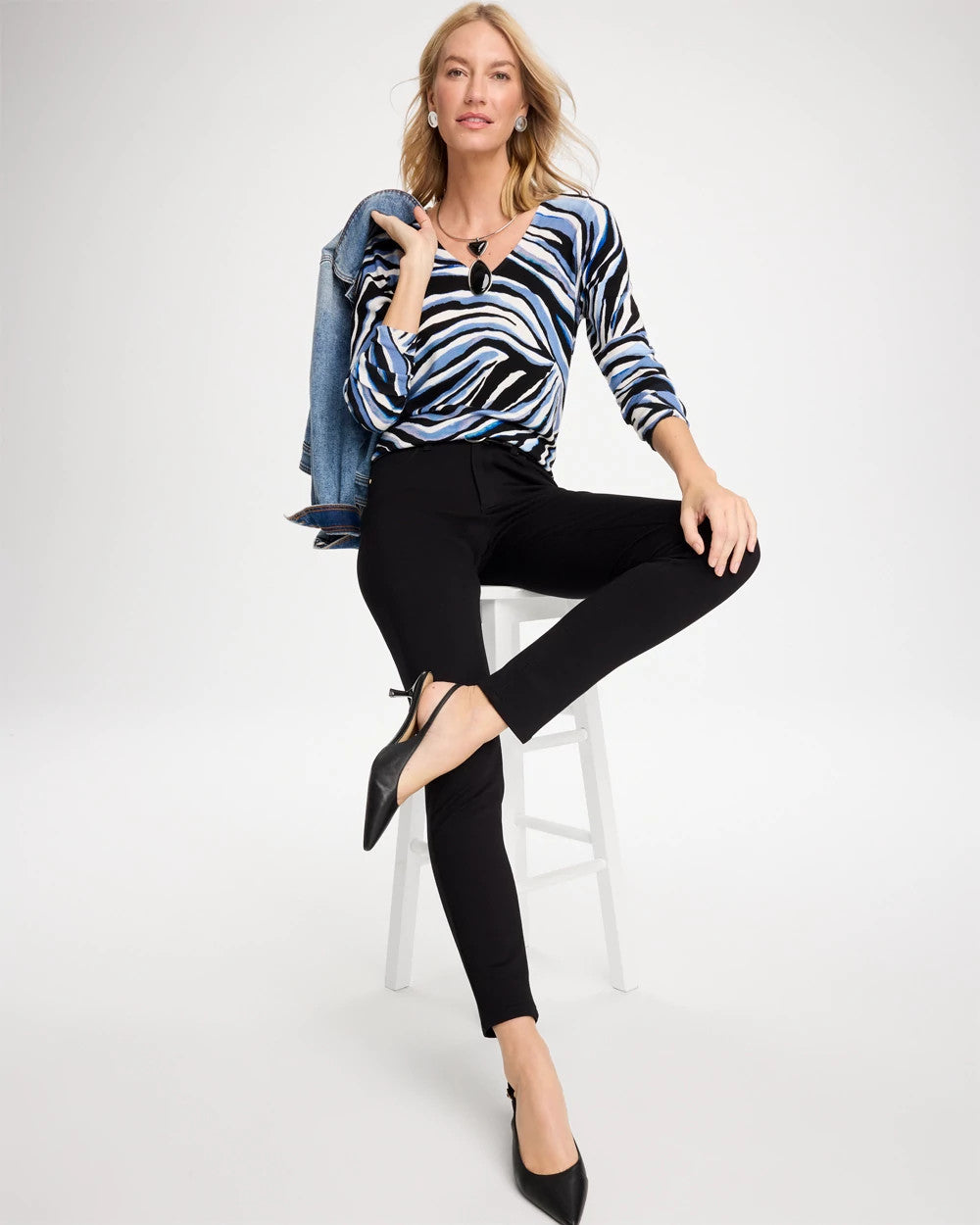 Ponte Five Pocket Skinny Pants - US 7766