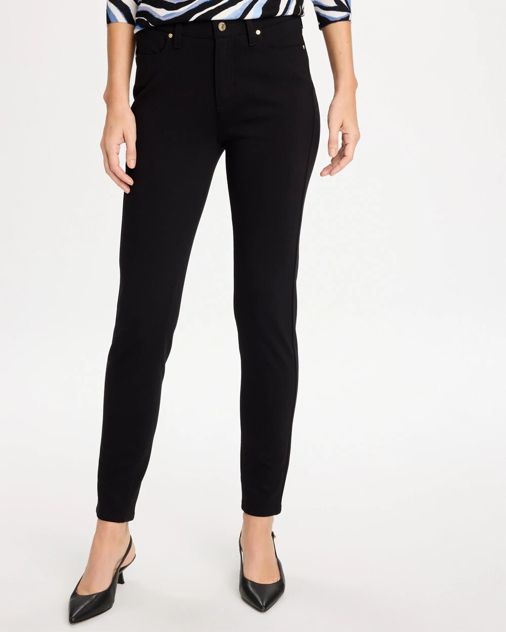 Ponte Five Pocket Skinny Pants - US 7766